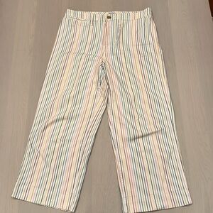 MADEWELL RAINBOW STRIPED PANTS SIZE 29